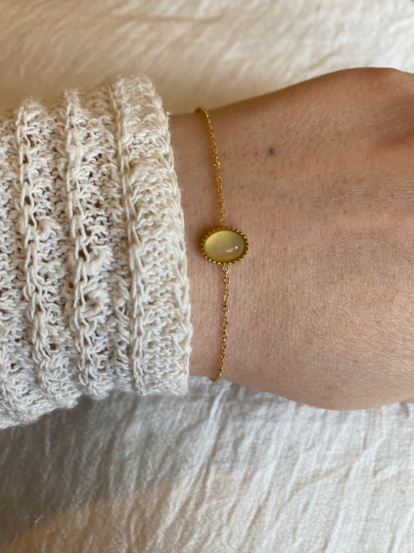 Bracelet Océa jaune