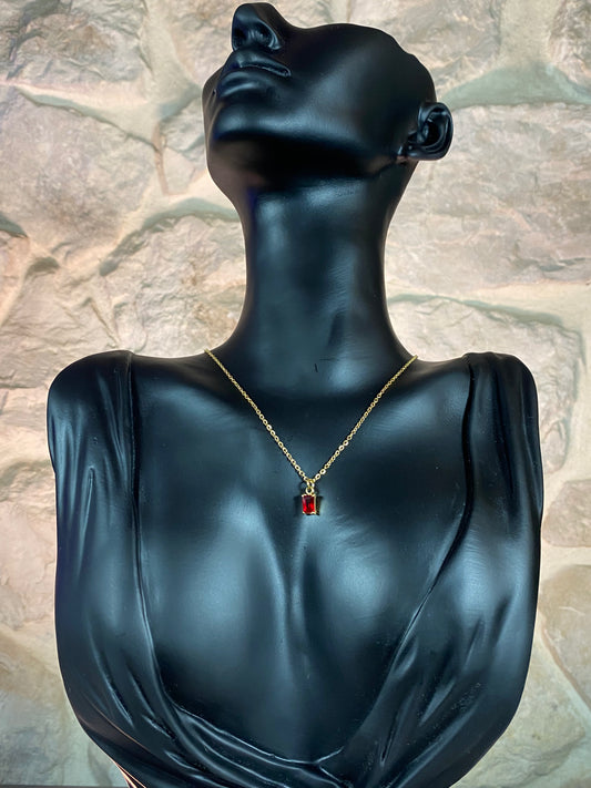 Collier Kora rouge