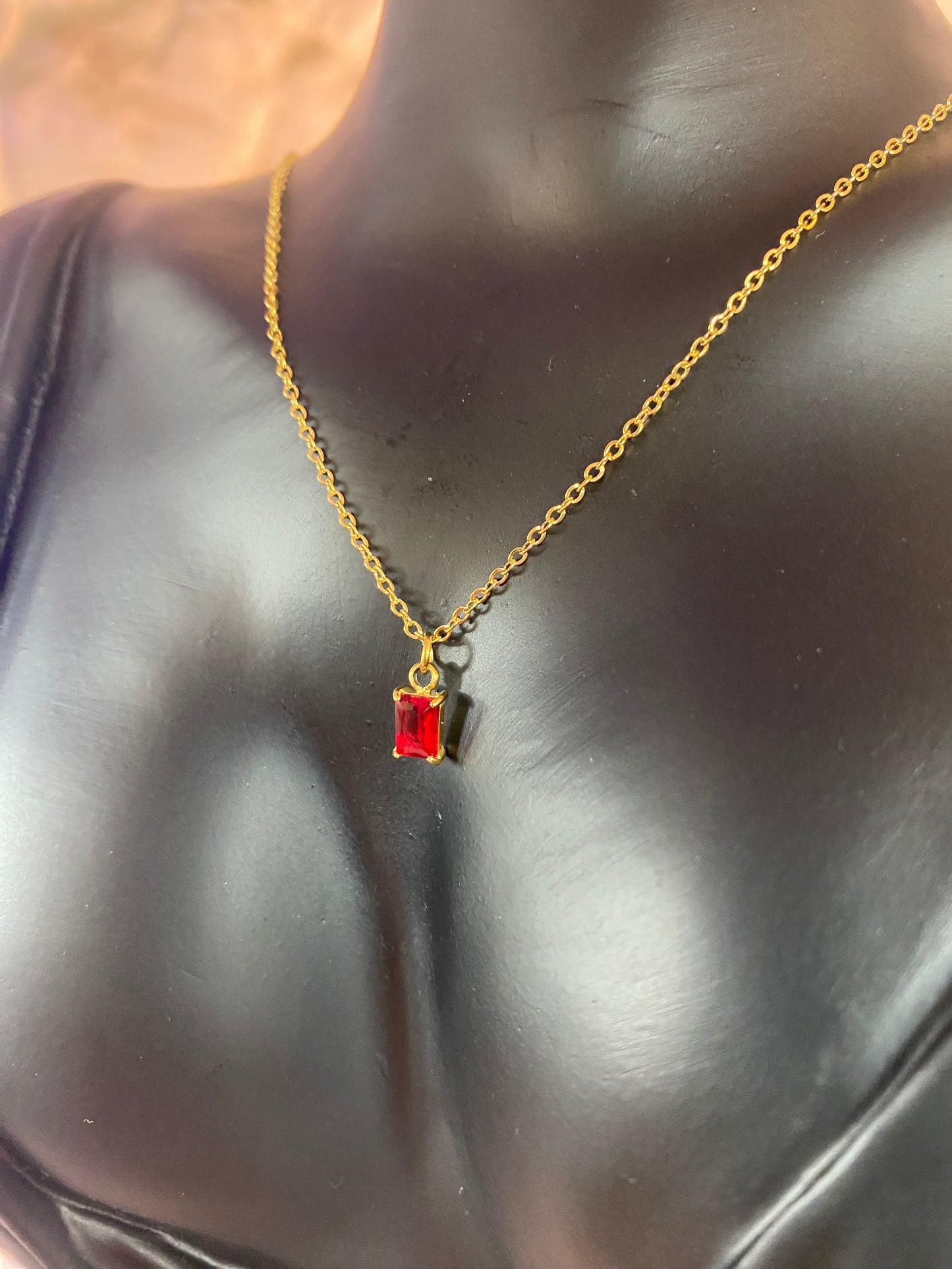 Collier Kora rouge