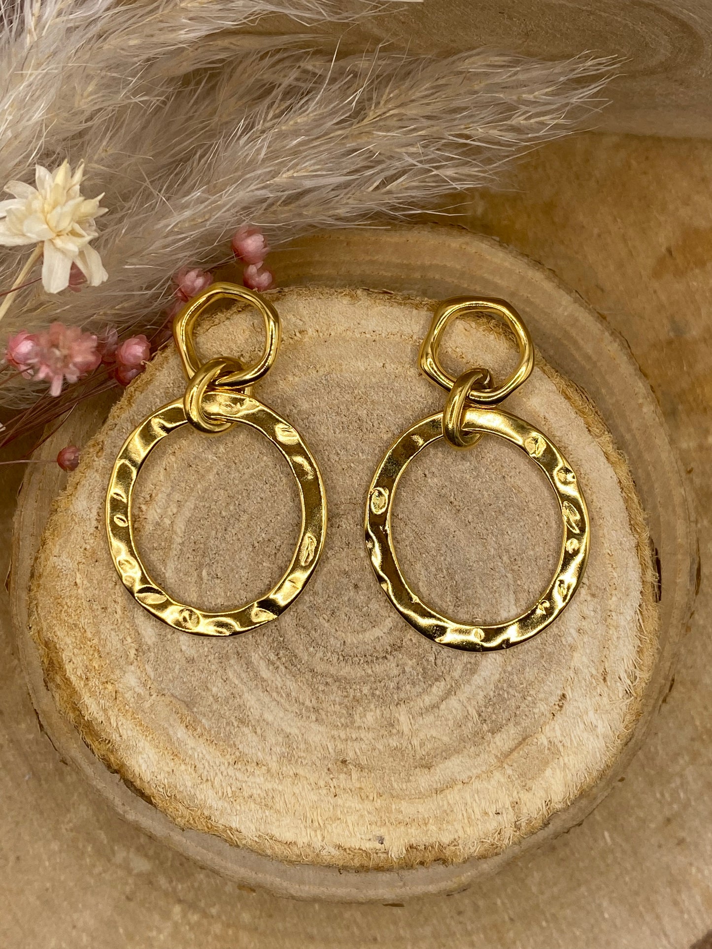 Boucles d'oreilles Maca